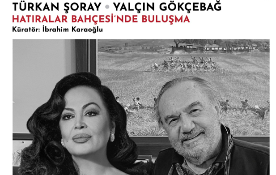 Türkan Şoray ve Yalçın Gökçebağ’ın Eserleri, “Hatıralar Bahçesinde Buluşma” Sergisiyle Müze Gazhane’de!